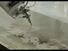 5 Axis CNC Waterjet Cutting Machine Mesin Pemotong Air Jet untuk Pemotongan 45 derajat untuk logam batu
