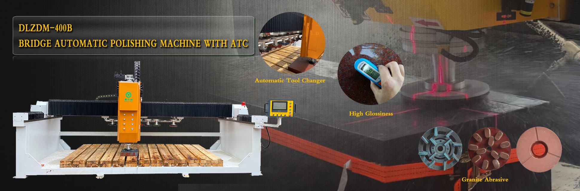 kualitas 5 Axis CNC Stone Cutting Machine pabrik