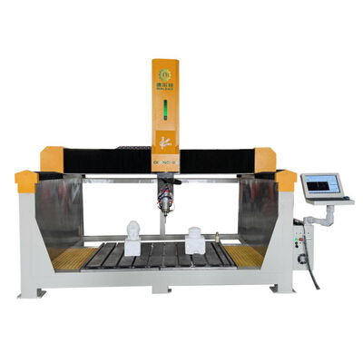 5 Axis CNC Stone Carving Machine For Precision Sculpting / Monument Engraving