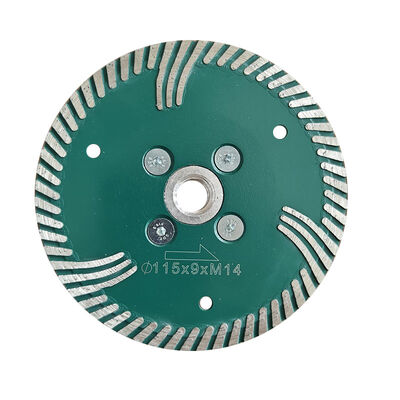 Hard Granite Diamond Turbo Cutting Disc Dengan M14 Flange Diameter 125mm 230mm