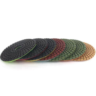 Marmer granit berlian resin basah Polishing Pad Untuk Air Grinder Stone Polisher