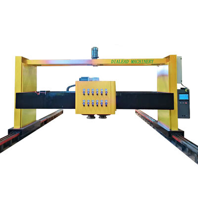 Granite Monument Mesin polesan otomatis dengan 12 kepala polesan