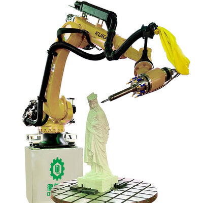 Otomatis Batu Patung Ukiran Mesin 7 Axis Robot Batu Milling