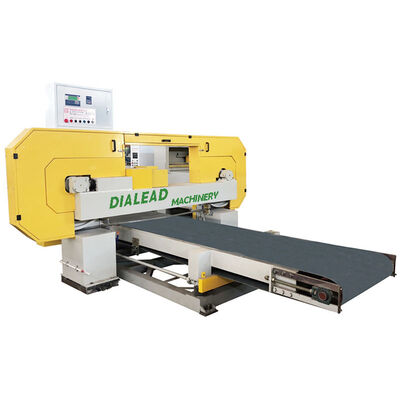 Mesin Pemotong Balok Besar Marmer Granit Mesin Pemotong Gergaji Pita Horizontal