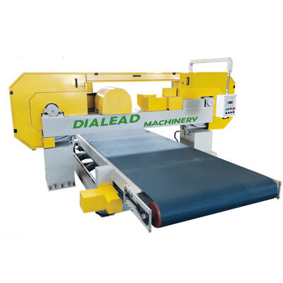 Mesin Pemotong Pasangan Horizontal Slab Marmer Mesin Pembelah Balok Mesin Gergaji Pita Batu